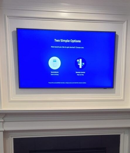 Professional Samsung Frame tv installation